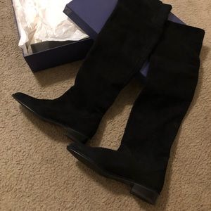 Stuart Weitzman Fan Girl Suede Knee-High Boots